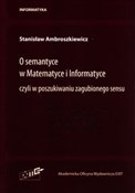Książka : O semantyc... - Stanisław Ambroszkiewicz