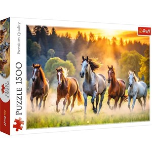 Bild von PUZZLE 1500 - Dzikie konie 26215