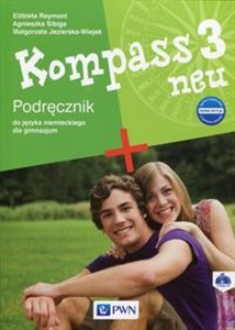 Obrazek Kompass 3 neu Nowa edycja Podręcznik do języka niemieckiego + 2CD Gimnazjum