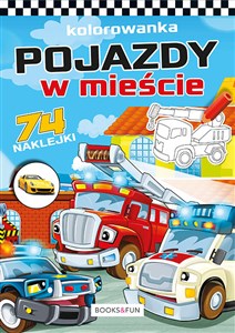 Obrazek Pojazdy w mieście plus naklejki