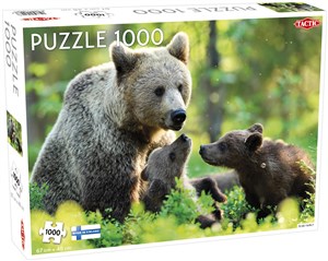Obrazek Puzzle Bear Family (Niedźwiadki) 1000