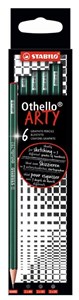 Bild von Ołówek Othello Arty mix twardy 6szt STABILO
