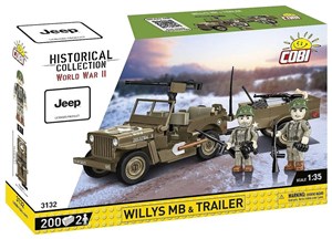 Bild von COBI Klocki Willys Mb & Trailer