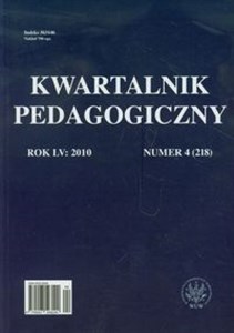 Obrazek Kwartalnik pedagogiczny nr 4 2010