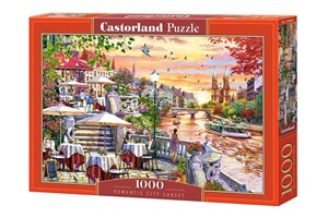 Bild von Puzzle 1000 Romantic City Sunset