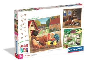 Bild von Puzzle 3x48 Super kolor Farm Moments 25791