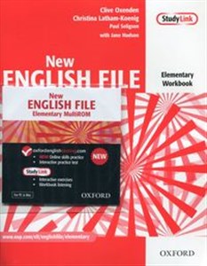 Obrazek New English File Elementary Workbook without key + CD