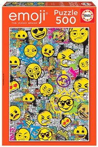 Bild von Puzzle 500 Graffiti Emoji G3