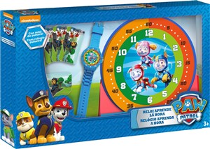 Obrazek Zegarek + karty do gry Paw Patrol PW16477 nauka czasu