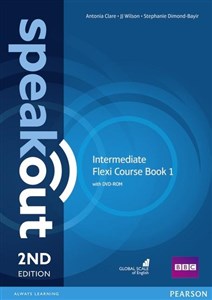 Obrazek Speakout 2nd Edition Intermediate Flexi Course Book 1 + DVD