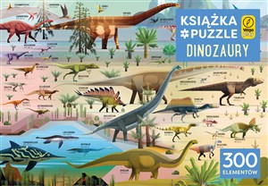 Bild von Książka i puzzle Dinozaury