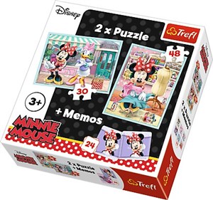 Obrazek Puzzle Hobby Minnie 2w1+memos