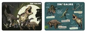 Obrazek Podkładka laminowana Dinozaur DERFORM