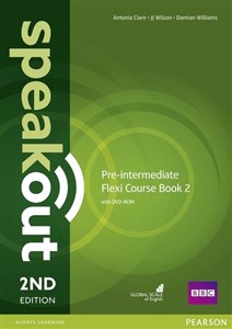 Obrazek Speakout 2nd Edition pre-intermediate Flexi Course Book 2 + DVD