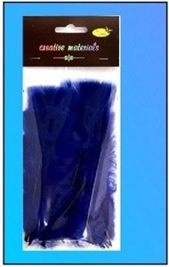 Obrazek Piórka miękkie granatowe 15szt