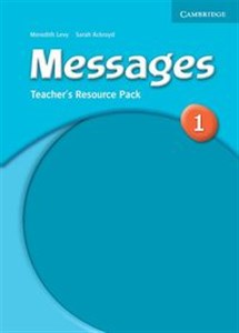 Bild von Messages 1 Teacher's Resource Pack