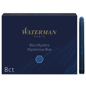 Bild von Naboje do pióra wiecznego Waterman niebieskie 8szt.