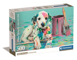 Obrazek Puzzle 500 Compact The Funny Dalmatian 35545