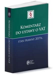 Bild von Komentarz do ustawy o VAT Stan prawny 2019 r.