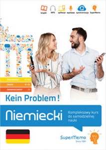 Obrazek Niemiecki Kein Problem! Kompleksowy kurs A1-C1 do samodzielnej nauki (poziom podstawowy, średni