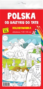 Obrazek Kolorowanka XL Polska Od Bałtyku do Tatr