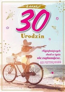 Obrazek Karnet Urodziny 30