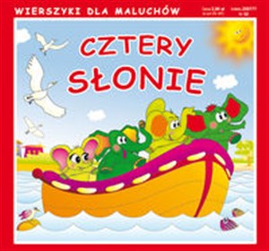 Obrazek Cztery słonie Wierszyki dla maluchów