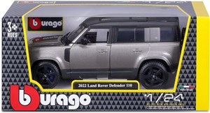 Obrazek Land Rover Defender 2022 silver 1:24 BBURAGO