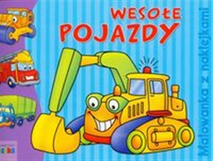 Obrazek Wesołe pojazdy Malowanka z naklejkami