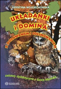 Obrazek Układanki i domina z dodawaniem i odejmowaniem zabawy dydaktyczne z Sową Mądralą