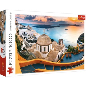 Obrazek Puzzle Bajkowe Santorini 1000