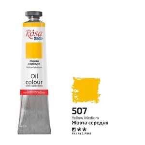 Bild von Farba olejna yellow medium 507 45ml
