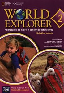 Obrazek World Explorer 2 Podręcznik + Przygotowanie do sprawdzianu szóstoklasisty Szkoła podstawowa