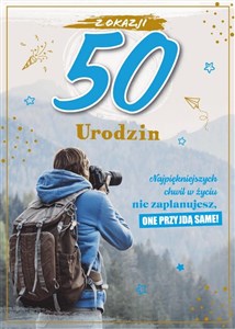 Obrazek Karnet Urodziny 50