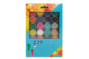 Obrazek Farby akwarelowe 28 kolorów