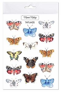 Obrazek Tatuaże zmywalne Motyle