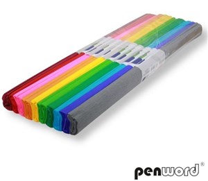 Bild von Bibuła marszczona mix kolorów 50x200cm (10szt)