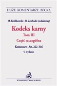 Kodeks kar... - Michał Królikowski, Robert Zawłocki -  fremdsprachige bücher polnisch 