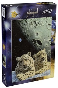 Obrazek Puzzle 1000 Legowisko pantery śnieżnej