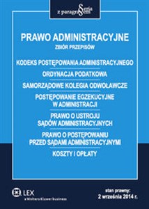 Obrazek Prawo administracyjne Zbiór przepisów