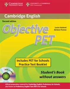 Obrazek Objective PET Student's Book without answers + CD