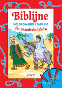 Obrazek Biblijne kolorowanki i zadania dla przedszkolaków