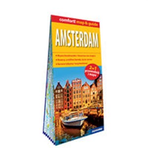 Obrazek Amsterdam laminowany map&guide 2w1: przewodnik i mapa