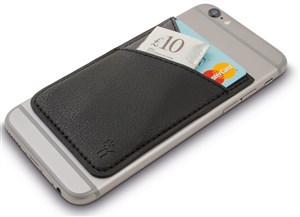 Obrazek Bookaroo Phone pocket - portfel na telefon - czarny