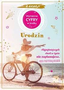 Obrazek Karnet Urodziny wymienne cyfry