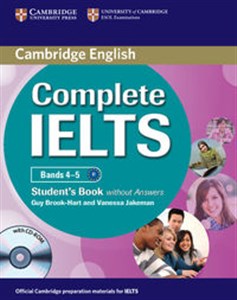 Obrazek Complete IELTS Bands 4-5 Student's Book without answers + CD