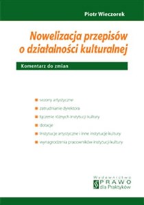 Bild von Nowelizacja przepisów o działalności kulturalnej. Komentarz do zmian