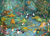 Pokaż szczegóły dla Puzzle 2000 Zwierzęta w dżungli, Ruyer Francois Książka : Puzzle 200...