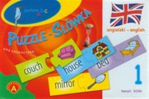 Obrazek Puzzle-Słówka 1 temat: dom. Gra edukacyjna angielski - english