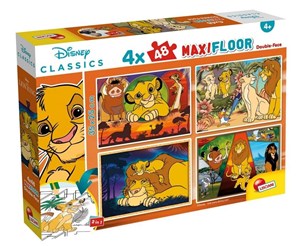 Bild von Puzzle 4x48 MaxiFloor Król Lew